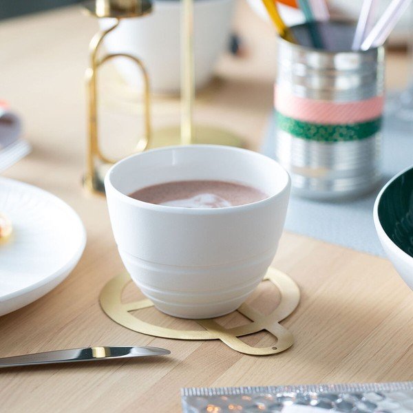 Balta porcelāna krūze Villeroy & Boch Leaf, 450 ml-image-2