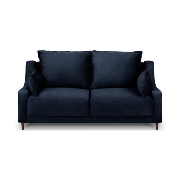 Zils samta dīvāns Mazzini Sofas Freesia, 150 cm