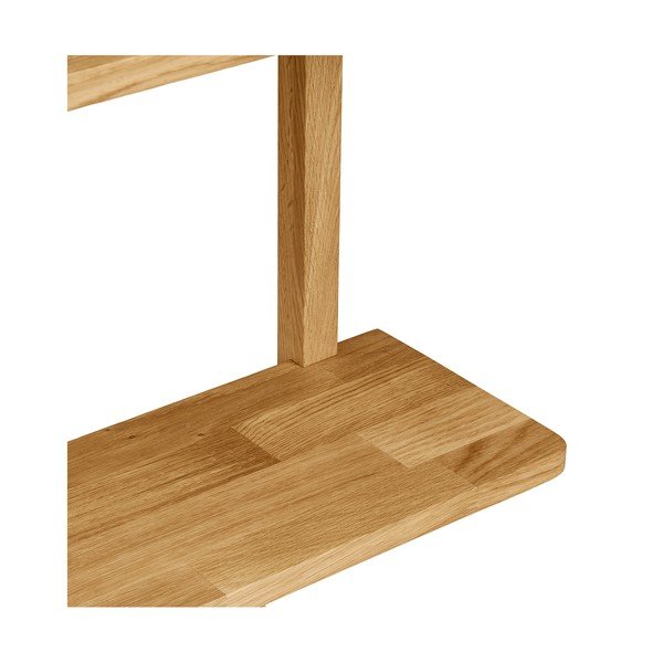 Dabīga toņa daudzlīmeņu ozola masīvkoka sienas plaukts 20 cm Townsville – House Nordic-image-3