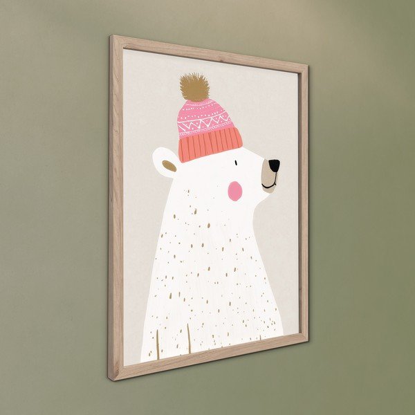 Bērnu plakāts 30x40 cm White Bear – Styler-image-3