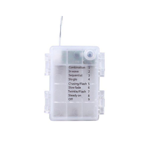 Caurspīdīga LED gaismiņu virtene DecoKing Lights, 100 gaismiņas, garums 8,43 m-image-3