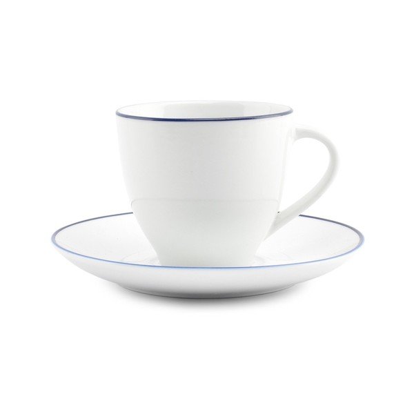 Balta porcelāna apakštasīte ø 14,5 cm Basic White – BonBistro-image-1