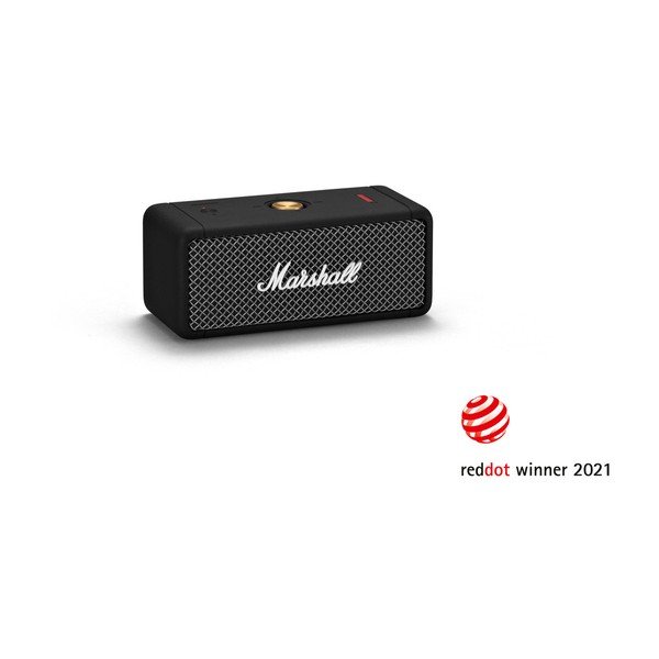 Melns Marshall Emberton pārnēsājamais Bluetooth skaļrunis-image-2