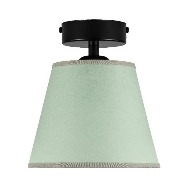Gaiši zaļa griestu lampa Sotto Luce IRO Parchment, ⌀ 16 cm
