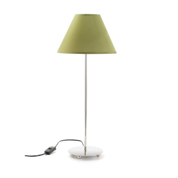 Zaļa galda lampa Versa Metalina, ø 25 cm