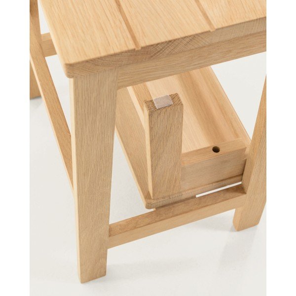 Dabīga toņa bērza masīvkoka ķeblis Nell – Kave Home-image-2