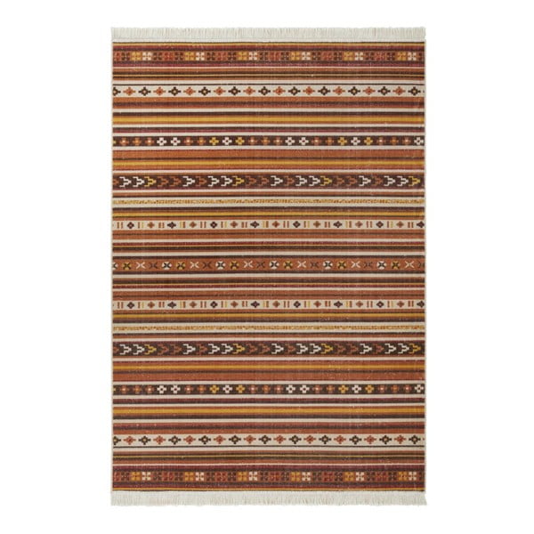 Sarkans paklājs ar pārstrādātu kokvilnu sastāvā Nouristan, 80 x 150 cm