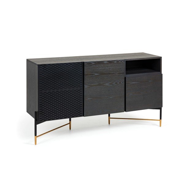 Melna kumode Kave Home Norfort-image-2