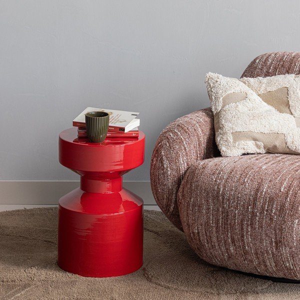 Metāla apaļš sānu galdiņš ø 30 cm Ferry – WOOOD-image-1