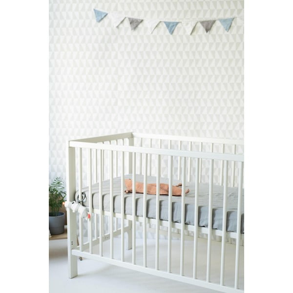 Pelēks lina palags ar gumiju bērniem Linen Tales Nature, 90 x 200 cm-image-3