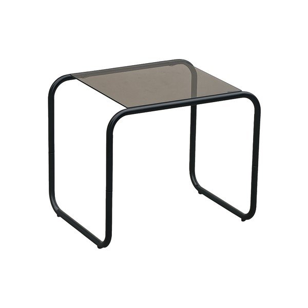 Sānu galdiņš ar stikla galda virsmu 40x50 cm Ventana – Leitmotiv