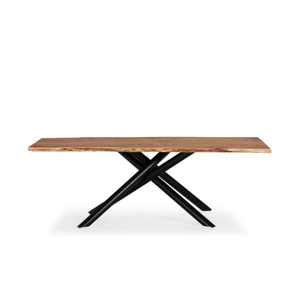 Akācijas masīvkoka ēdamgalds 100x220 cm Anuri – MOME-image-4