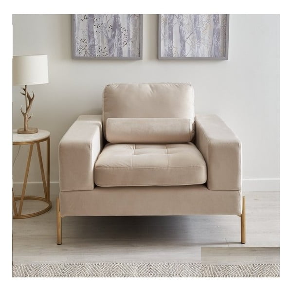 Bēšs atpūtas krēsls Versailles – Ropez-image-1