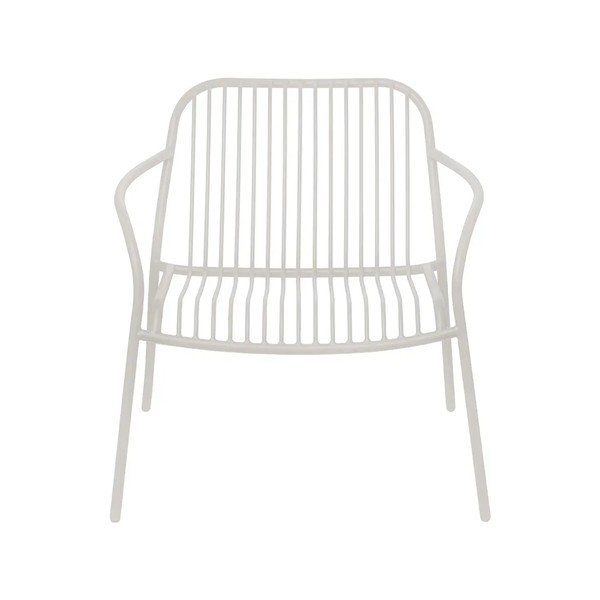 Gaiši pelēks metāla dārza atpūtas krēsls Yua Wire – Blomus-image-2