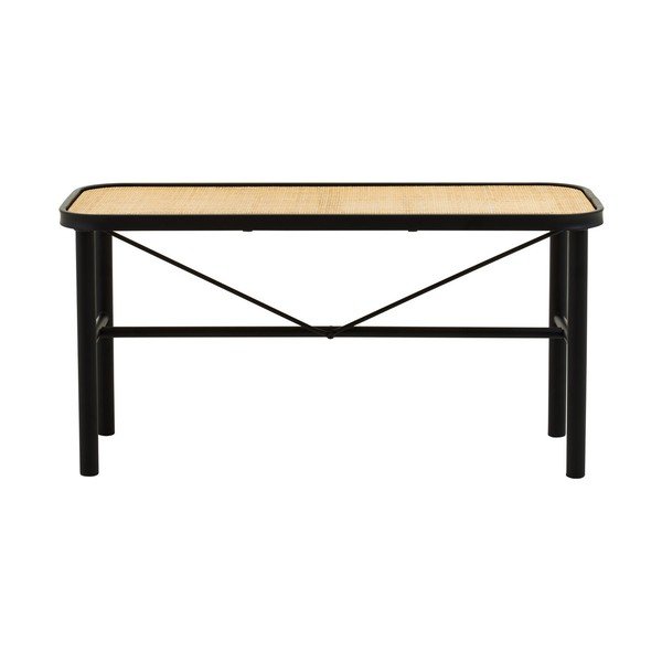 Melns/dabīga toņa rotangpalmas sols Depok – Premier Housewares-image-2