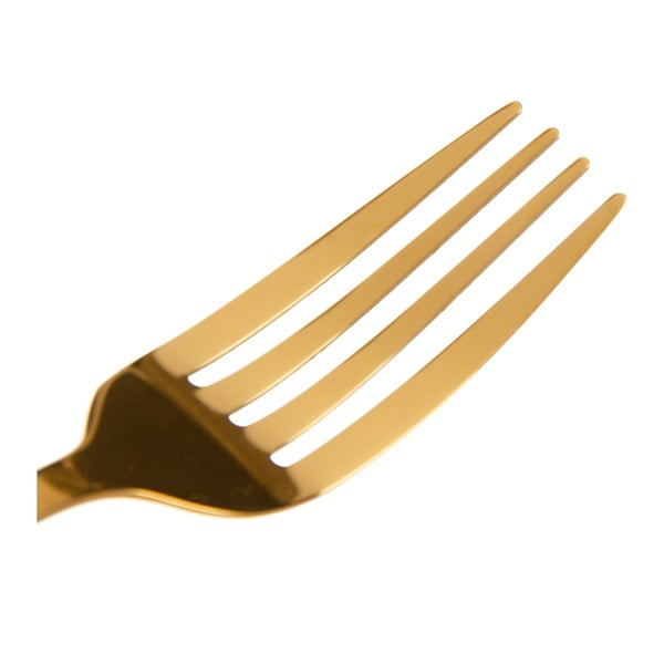 Zelta krāsas nerūsējošā tērauda galda piederumi (24 gab.) – Ixia-image-1