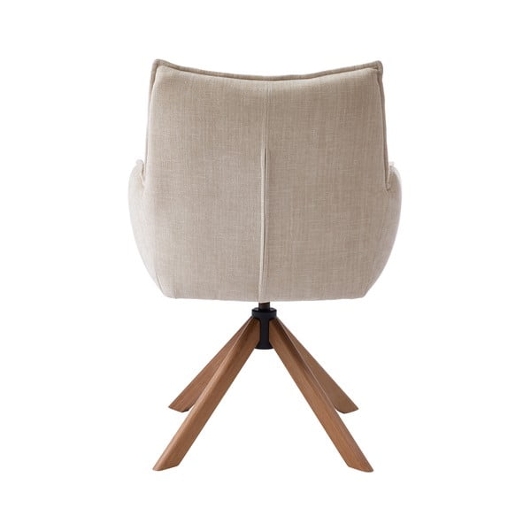 Krēmkrāsas polsterēti ēdamistabas krēsli (2 gab.) Marilla – Unique Furniture-image-3