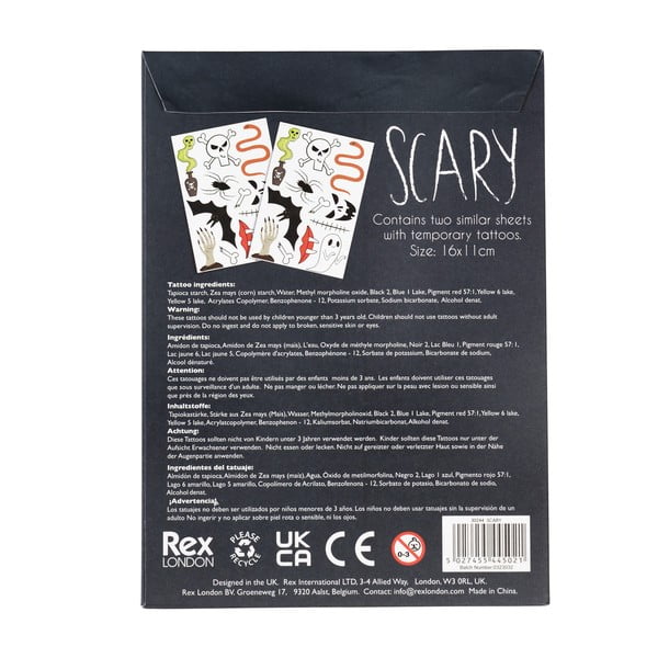 Bērnu tetovējumi Scary – Rex London-image-3