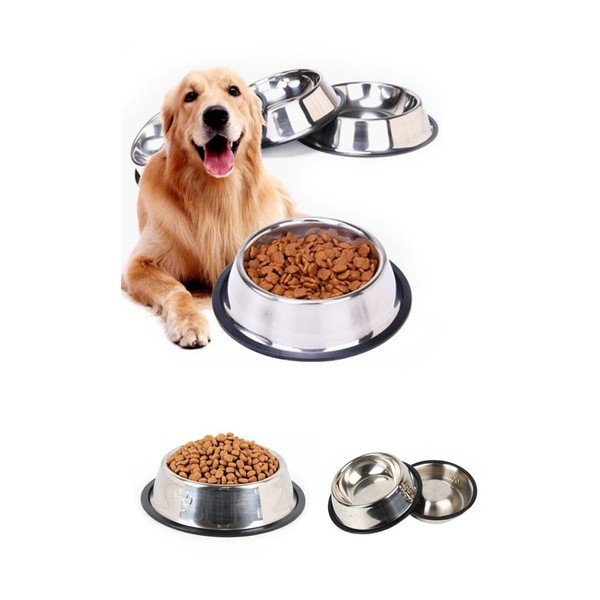 Metāla bļodas dzīvniekiem (2 gab.) ø 22 cm – Lydia&Co-image-1