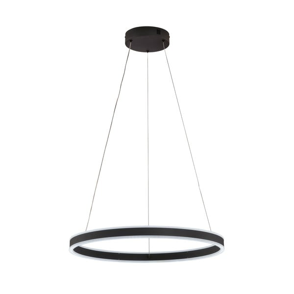 Melna LED piekaramā lampa ar tālvadību/ar regulējamu spilgtumu ø 60 cm Sirko – Fischer & Honsel