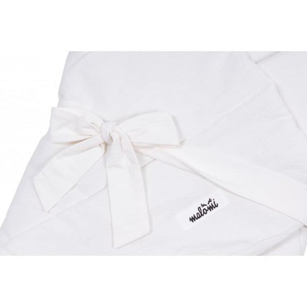 Balta kokvilnas bērnu sega 75x75 cm – Malomi Kids-image-1