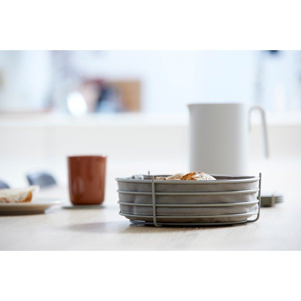 Pelēks virtuves grozs maizei un augļiem Zone Singles-image-2