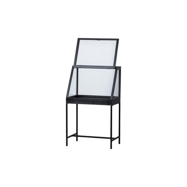 Melna vitrīna 65x109 cm Dido – WOOOD-image-2