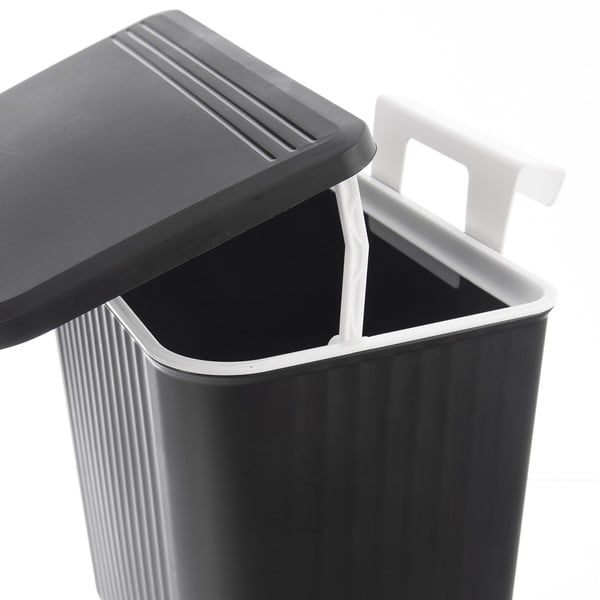 Melna plastmasas atkritumu tvertne 13 l – Orion-image-3