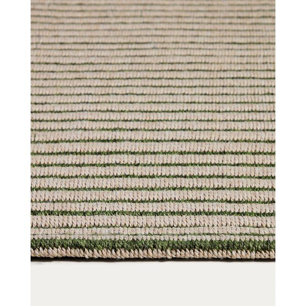 Zaļš/bēšs iekštelpu un āra paklājs 160x230 cm Ardelia – Kave Home-image-2
