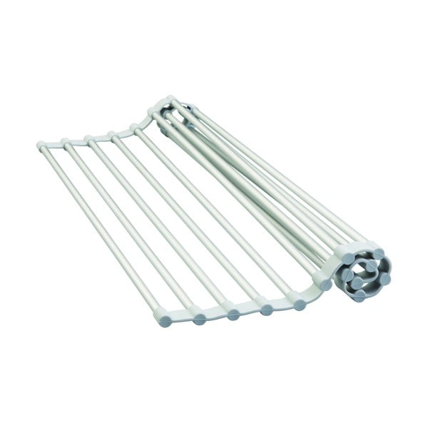 Sudraba krāsas alumīnija trauku žāvētājs izlietnei Metro – iDesign-image-2