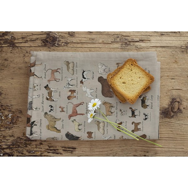 2 salvešu komplekts Little Nice Things Dog Types, 47 x 65 cm-image-2