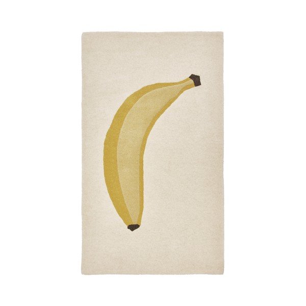 Bērnu paklājs no vilnas maisījuma 80x140 cm Banana – OYOY Mini