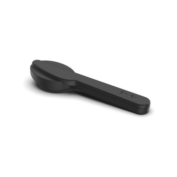 Melni/sudraba krāsas nerūsējošā tērauda ceļojumu galda piederumi (3 gab.) To Go – Lékué-image-4