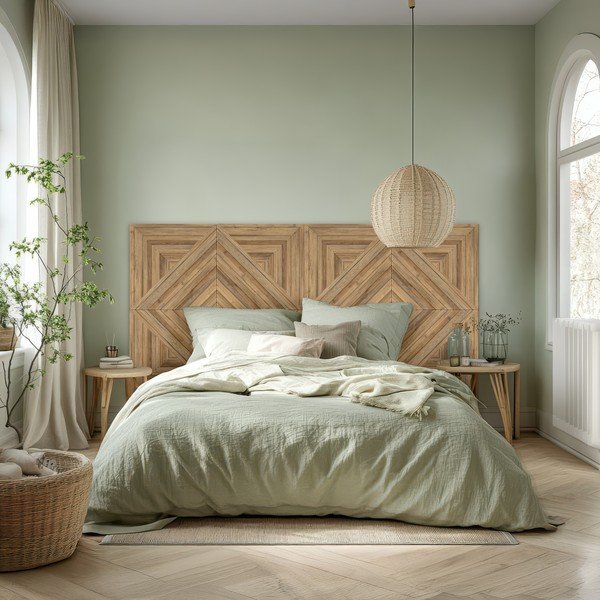 Tekstila akustiskie paneļi (2 gab.) 60x60 cm Light Timber II – Styler-image-2