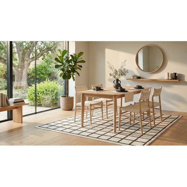 Tumši zaļš/krēmkrāsas paklājs 120x170 cm Picnic – ESTE-image-4