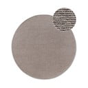 Gaiši brūns ar rokām darināts vilnas apaļš paklājs ø 160 cm Francois – Villeroy&Boch