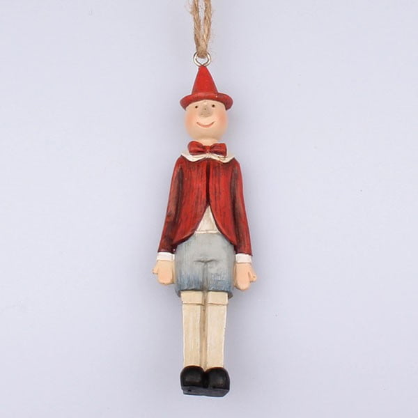 Ziemassvētku piekaramais rotājums Dakls Pinocchio