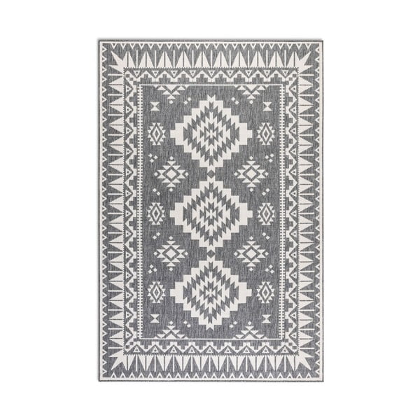 Pelēks/krēmkrāsas āra paklājs 200x290 cm Gemini – Elle Decoration-image-2