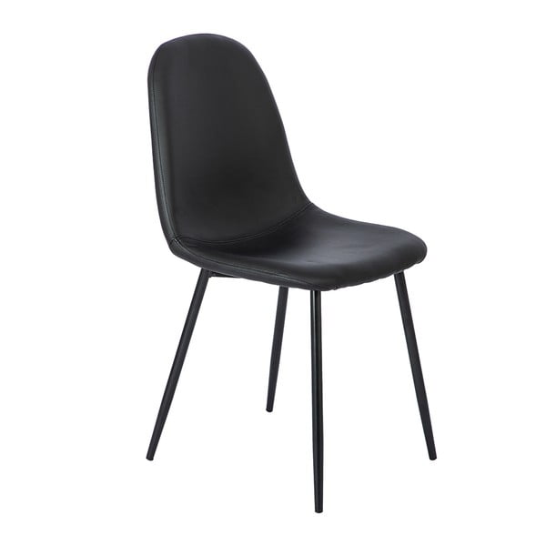 2 melnu ēdamistabas krēslu komplekts Bonami Essentials Lissy-image-4