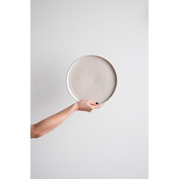 Gaiši rozā keramikas šķīvis ÅOOMI Dust, ø 27,5 cm-image-1