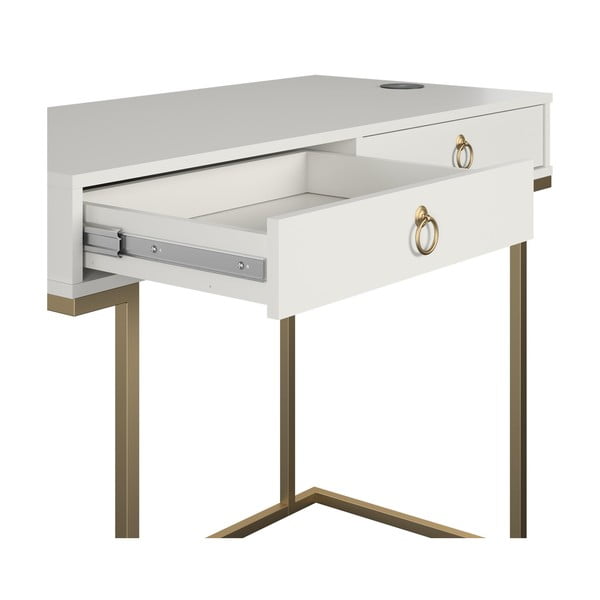Balts rakstāmgalds CosmoLiving by Cosmopolitan Camila-image-2