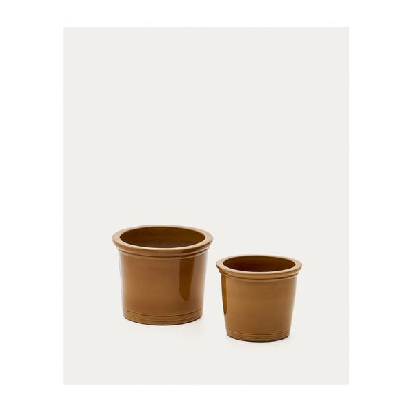Terakotas puķu podi (2 gab.) ø 47 cm Presili – Kave Home-image-3