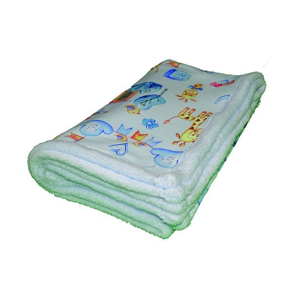 Gaiši zila bērnu sega 80x100 cm – OYO kids-image-1
