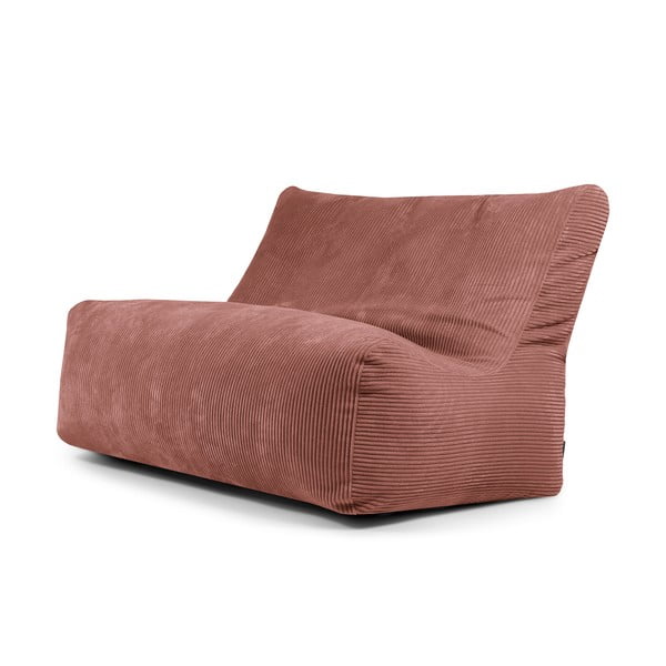 Ķieģeļu sarkans velveta sēžammaiss Sofa Seat Lounge – SLOWDOWN