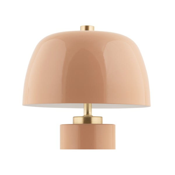 Bēša LED galda lampa ar regulējamu spilgtumu ar metāla abažūru (augstums 30 cm) Freya – Leitmotiv-image-3