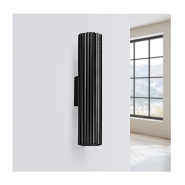 Melna sienas lampa Gleam – Sollux-image-2