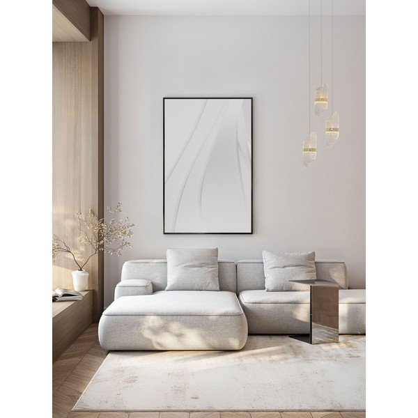 Misiņa krāsas metāla LED piekaramā lampa ar regulējamu spilgtumu ar stikla abažūru ø 32 cm Lucien – Nova Luce-image-1