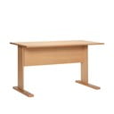 Darba galds ar ozolkoka imitācijas galda virsmu 70x140 cm Forma – Hübsch