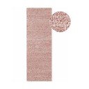 Dūmakaini rozā ar rokām darināts buklē celiņa paklājs 80x200 cm Notting Hill Portobello – Ted Baker