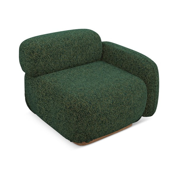 Tumši zaļa modulārā dīvāna daļa (ar labo stūri) Ailani – Makamii-image-3